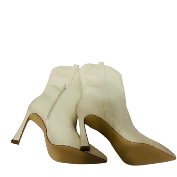 Madden Girl, Women's River Flare Heel Western Dress Booties, Size 10M Color Ecru - Picture 6 of 15